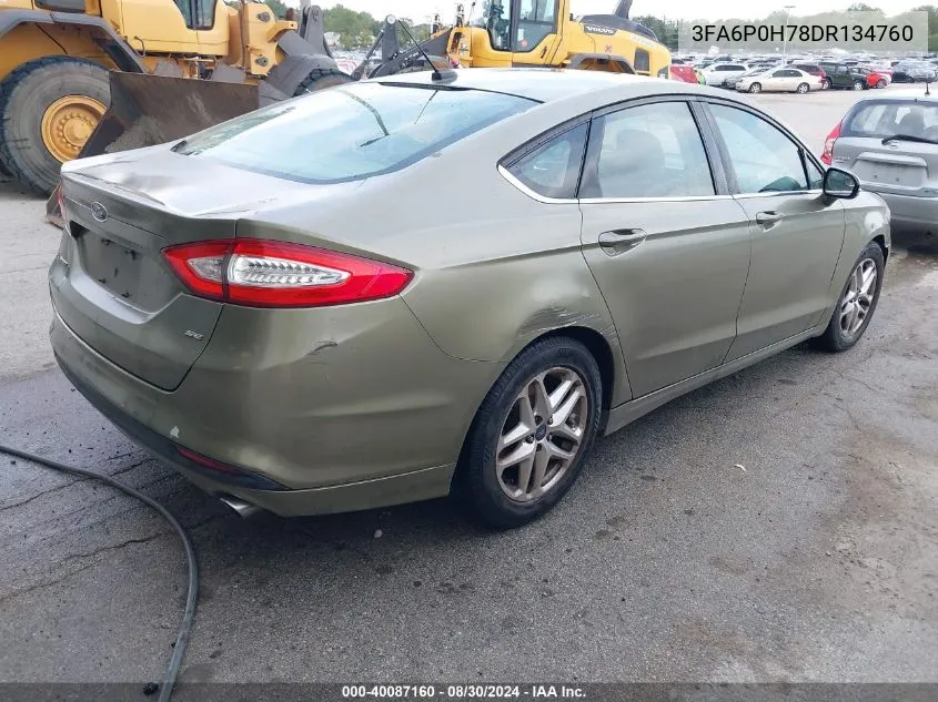 3FA6P0H78DR134760 2013 Ford Fusion Se