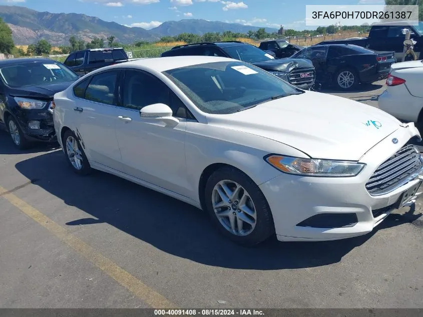 3FA6P0H70DR261387 2013 Ford Fusion Se