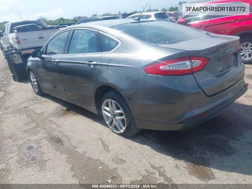 3FA6P0HR5DR183772 2013 Ford Fusion Se