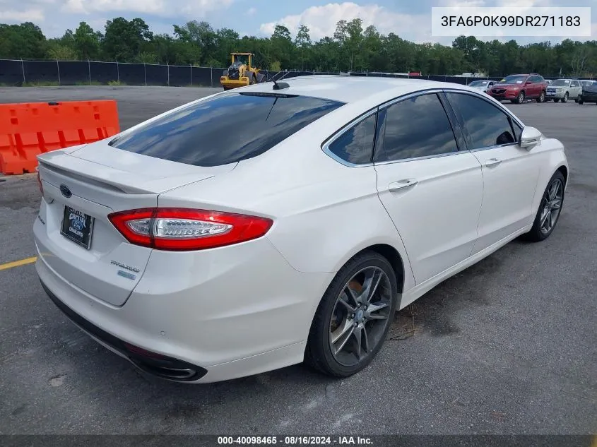 3FA6P0K99DR271183 2013 Ford Fusion Titanium