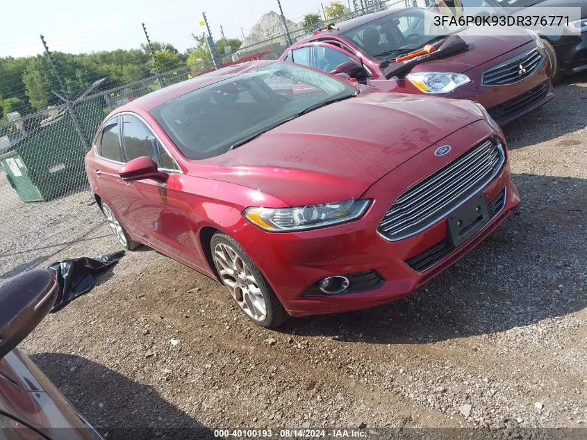 3FA6P0K93DR376771 2013 Ford Fusion Titanium