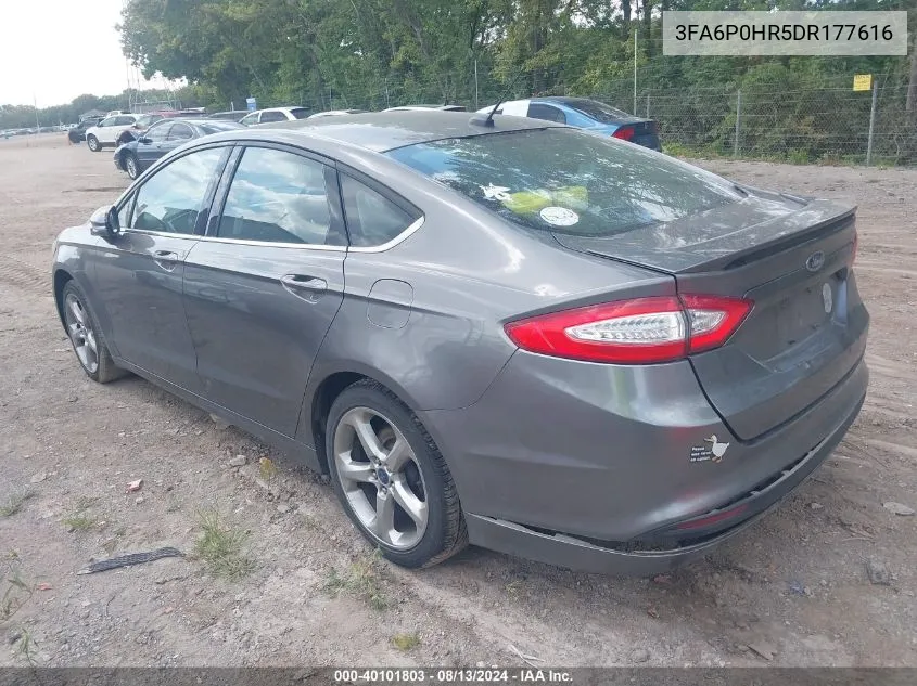 3FA6P0HR5DR177616 2013 Ford Fusion Se