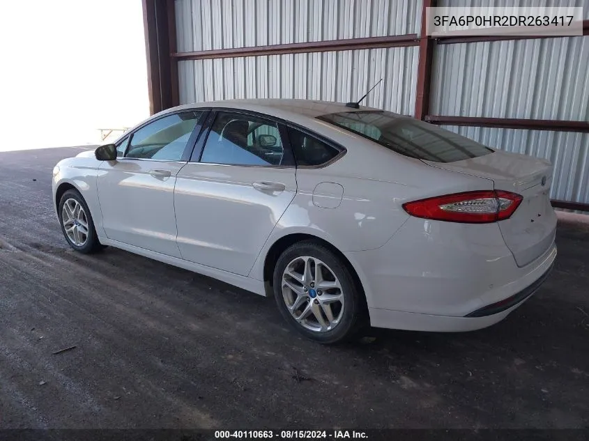 3FA6P0HR2DR263417 2013 Ford Fusion Se