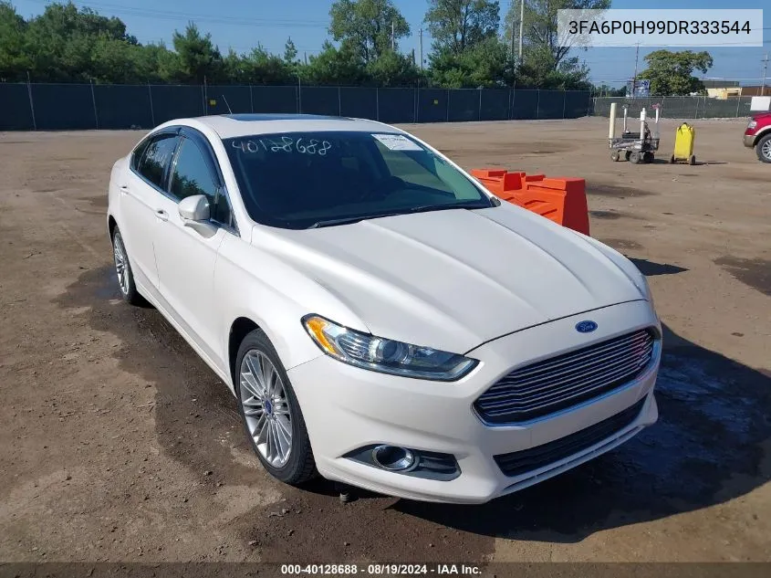 2013 Ford Fusion Se VIN: 3FA6P0H99DR333544 Lot: 40128688