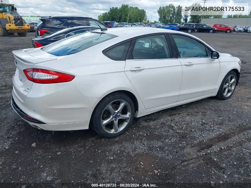 3FA6P0HR2DR175533 2013 Ford Fusion Se