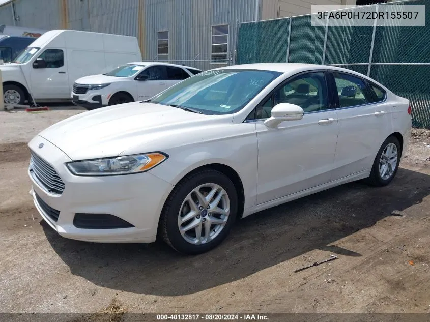 3FA6P0H72DR155507 2013 Ford Fusion Se