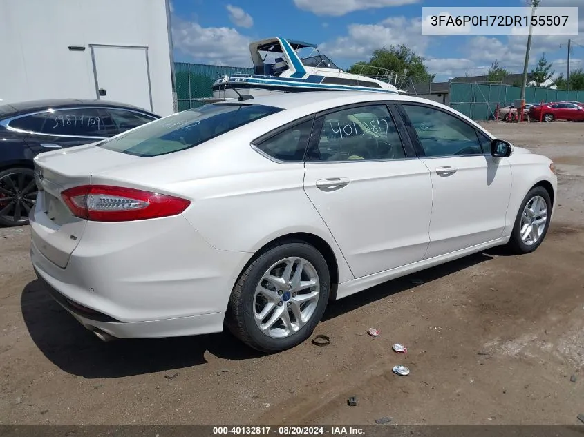 3FA6P0H72DR155507 2013 Ford Fusion Se