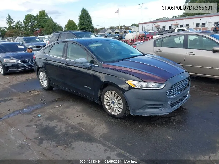 2013 Ford Fusion Hybrid Se VIN: 3FA6P0LU7DR365601 Lot: 40133464