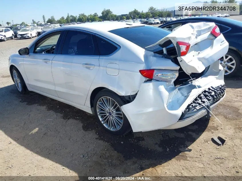 3FA6P0HR2DR344708 2013 Ford Fusion Se