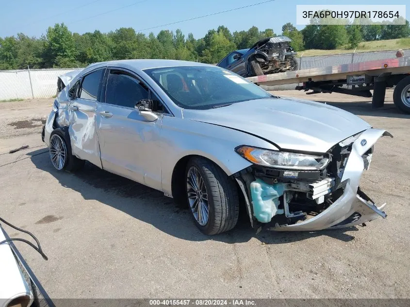 3FA6P0H97DR178654 2013 Ford Fusion Se