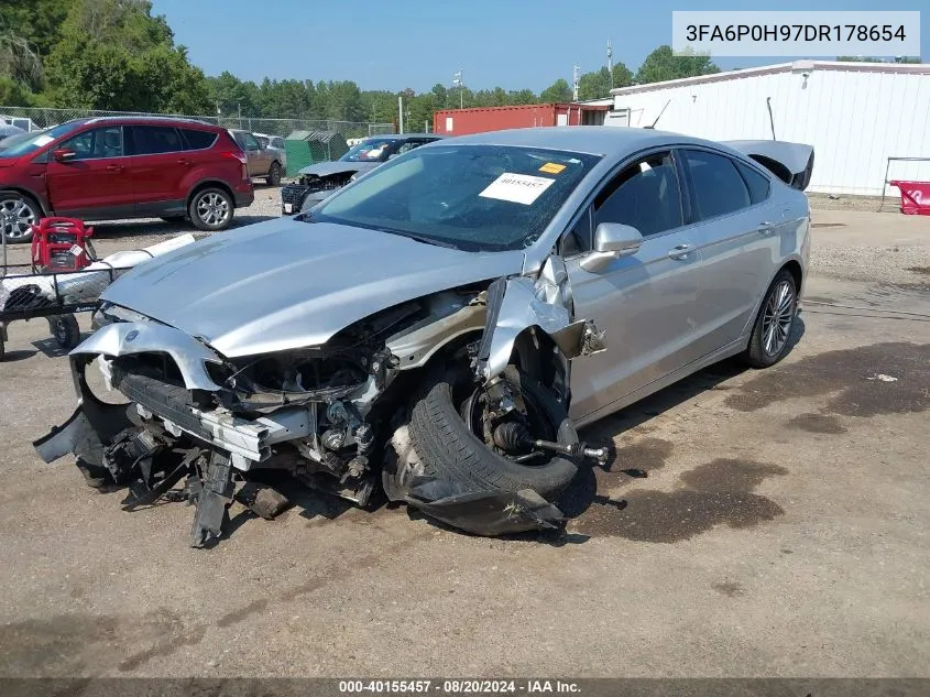 3FA6P0H97DR178654 2013 Ford Fusion Se