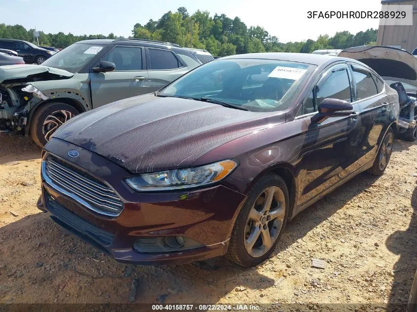 3FA6P0HR0DR288929 2013 Ford Fusion Se