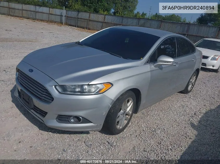 3FA6P0HR9DR240894 2013 Ford Fusion Se