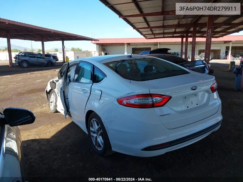 3FA6P0H74DR279911 2013 Ford Fusion Se