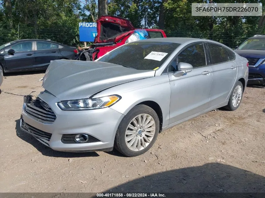 2013 Ford Fusion Se VIN: 3FA6P0H75DR226070 Lot: 40171858