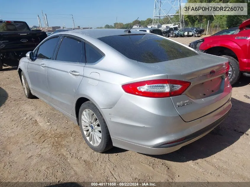 2013 Ford Fusion Se VIN: 3FA6P0H75DR226070 Lot: 40171858