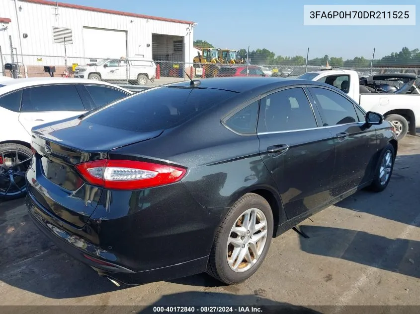 3FA6P0H70DR211525 2013 Ford Fusion Se