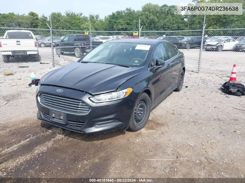 3FA6P0G74DR236638 2013 Ford Fusion S