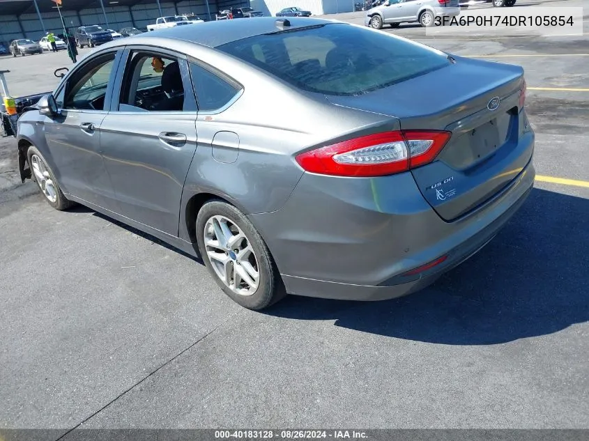 2013 Ford Fusion Se VIN: 3FA6P0H74DR105854 Lot: 40183128