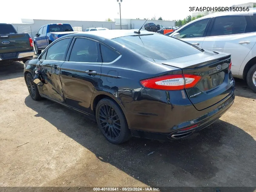 2013 Ford Fusion Se VIN: 3FA6P0H95DR150366 Lot: 40183641