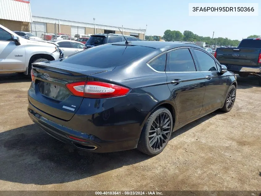 2013 Ford Fusion Se VIN: 3FA6P0H95DR150366 Lot: 40183641