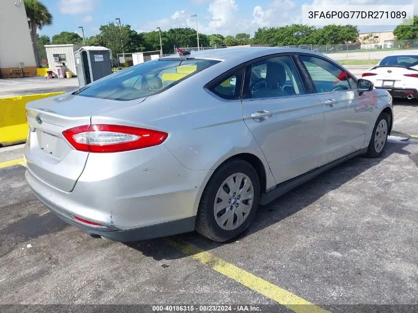 3FA6P0G77DR271089 2013 Ford Fusion S