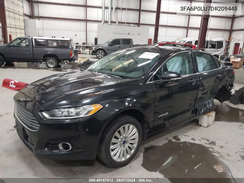 3FA6P0LU7DR209445 2013 Ford Fusion Hybrid Se