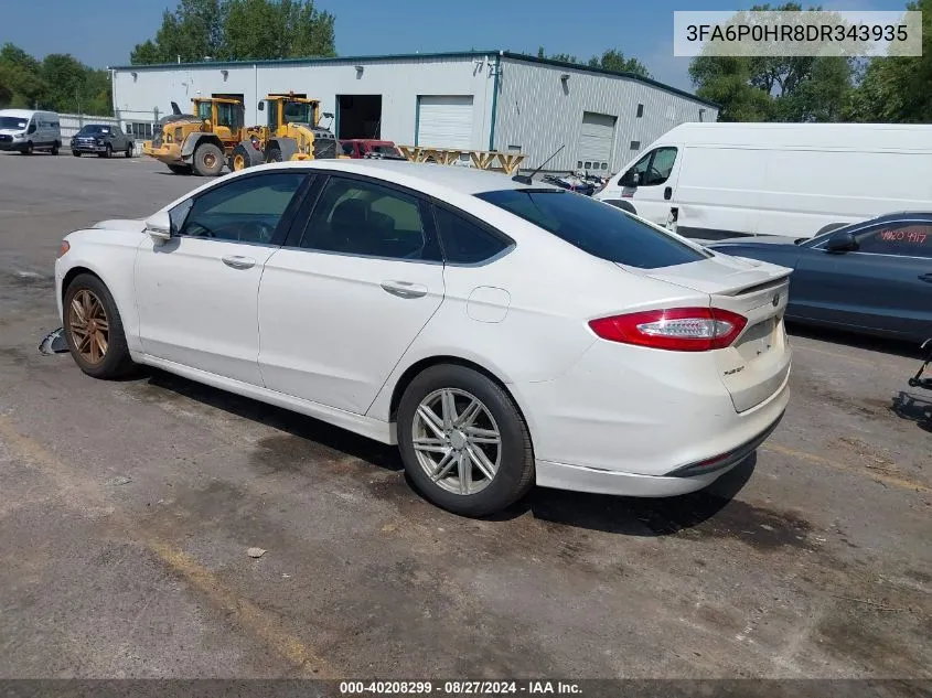 3FA6P0HR8DR343935 2013 Ford Fusion Se