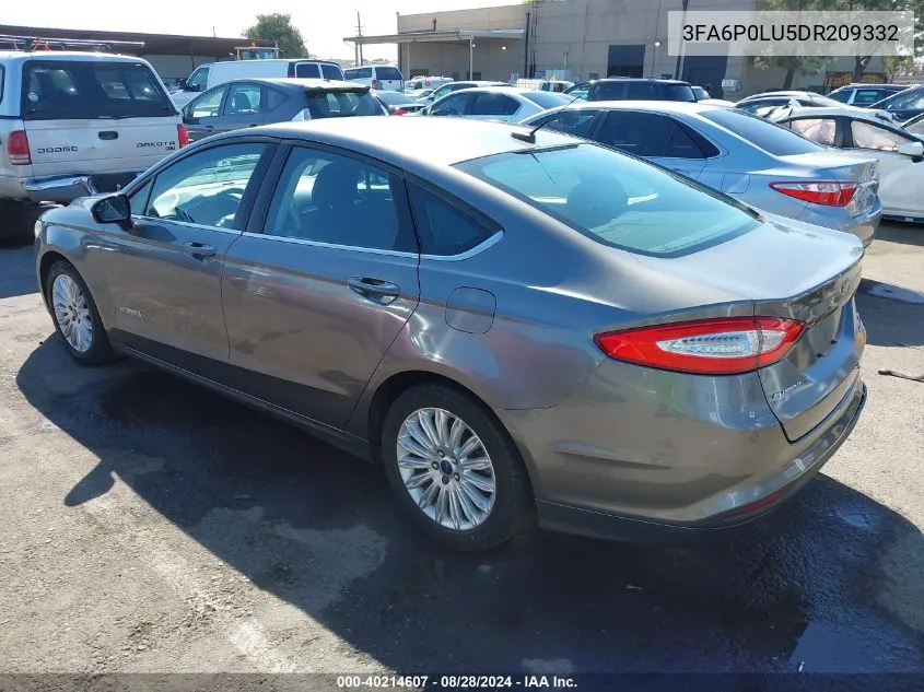 3FA6P0LU5DR209332 2013 Ford Fusion Hybrid Se