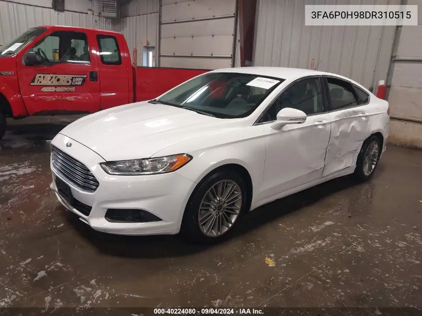 2013 Ford Fusion Se VIN: 3FA6P0H98DR310515 Lot: 40224080