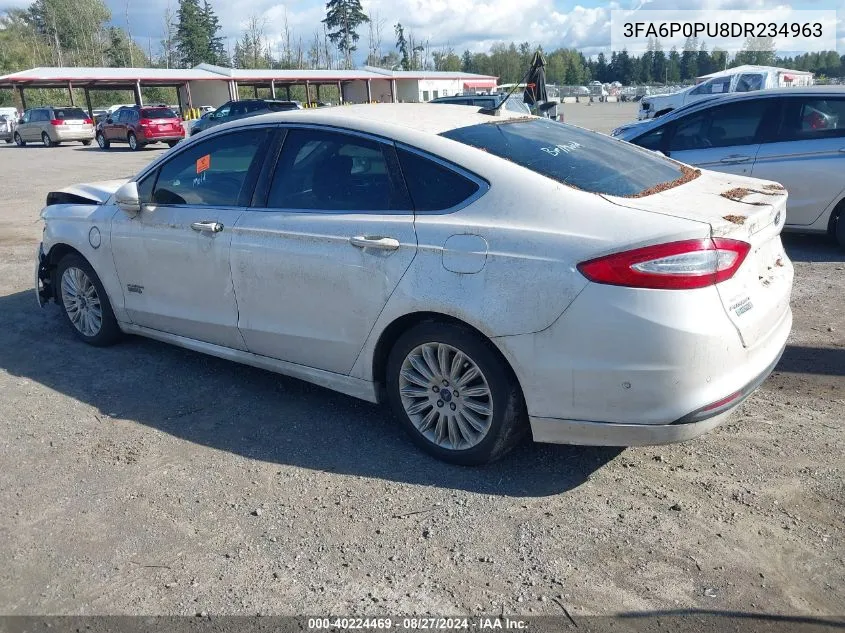 3FA6P0PU8DR234963 2013 Ford Fusion Energi Se Luxury