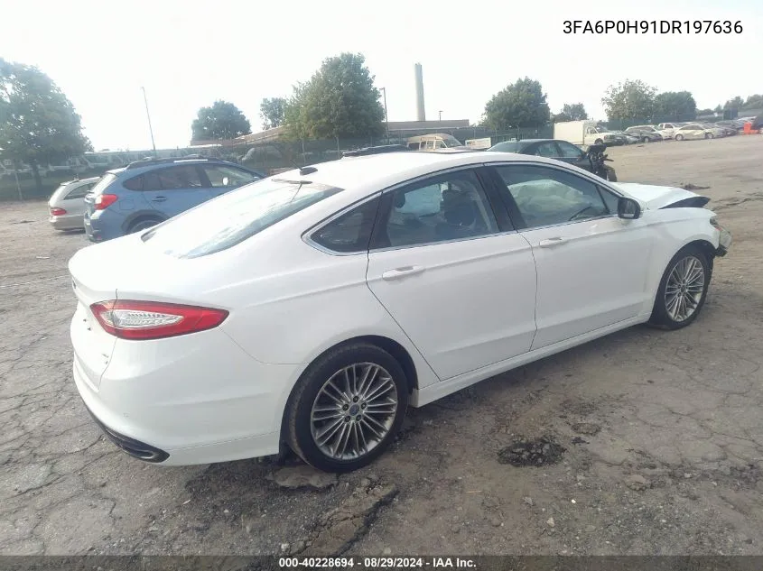 3FA6P0H91DR197636 2013 Ford Fusion Se