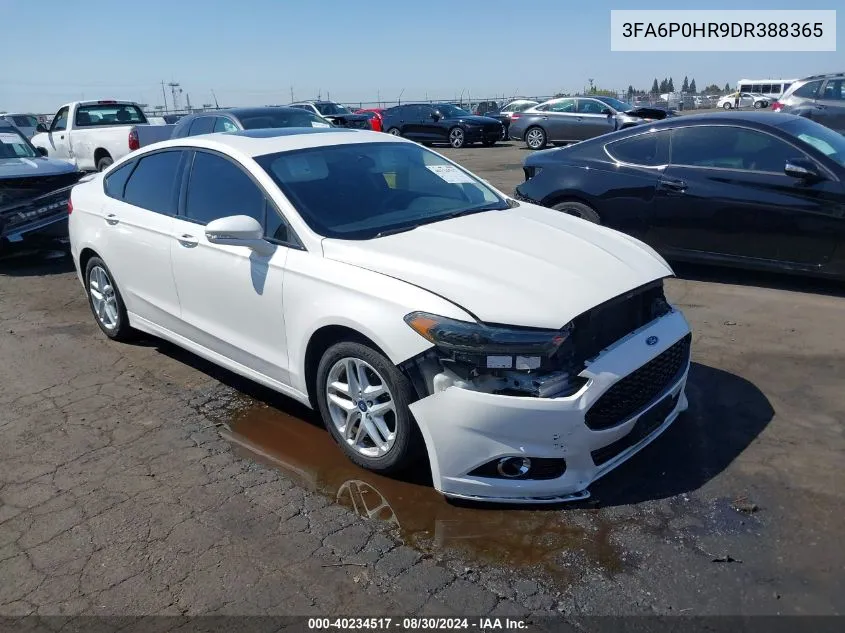 3FA6P0HR9DR388365 2013 Ford Fusion Se