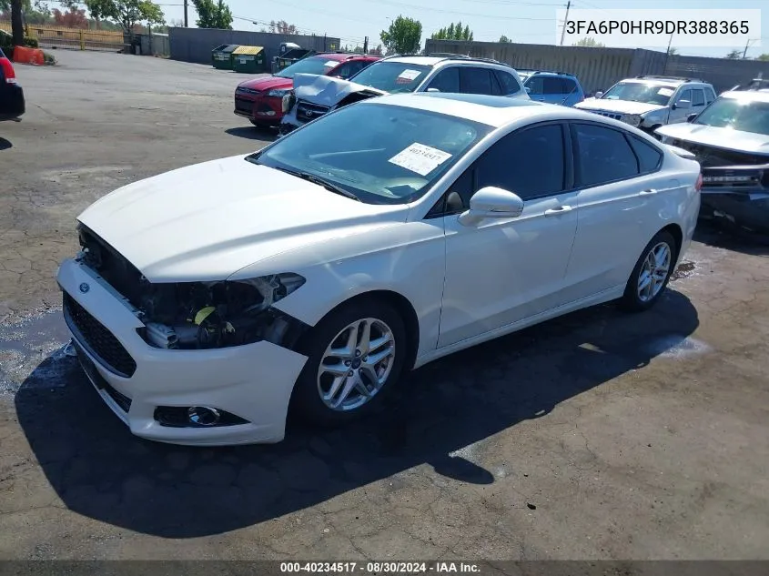 3FA6P0HR9DR388365 2013 Ford Fusion Se