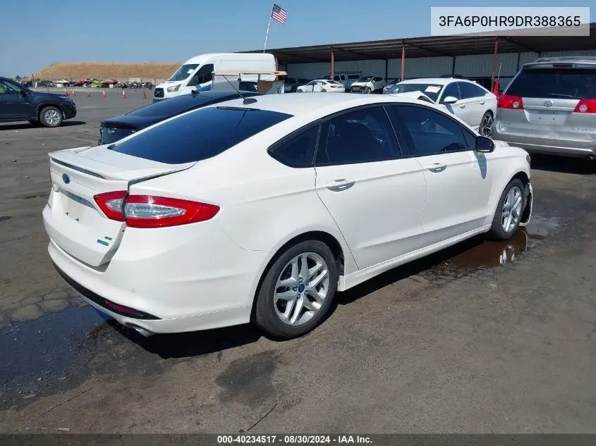 3FA6P0HR9DR388365 2013 Ford Fusion Se