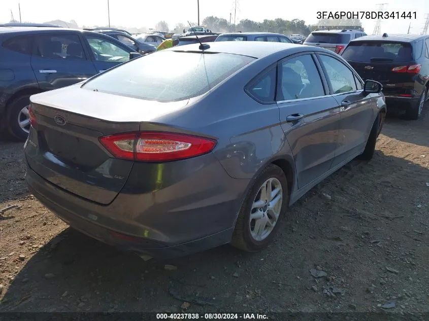 3FA6P0H78DR341441 2013 Ford Fusion Se