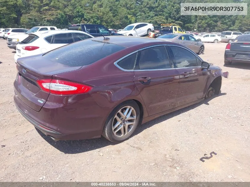 3FA6P0HR9DR307753 2013 Ford Fusion Se