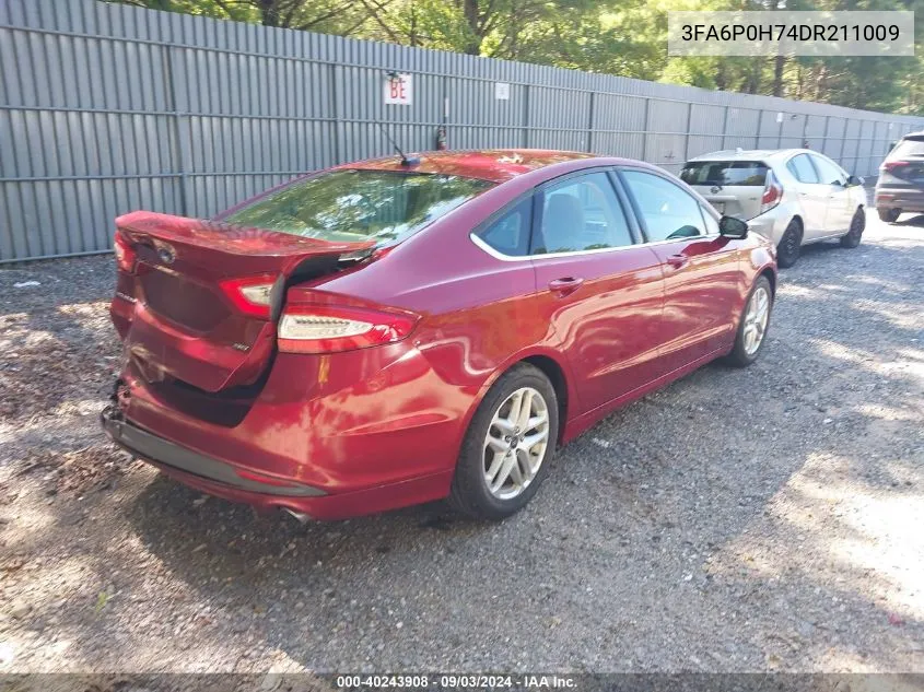 3FA6P0H74DR211009 2013 Ford Fusion Se