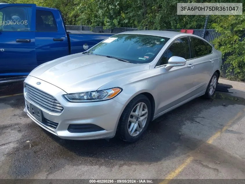 2013 Ford Fusion Se VIN: 3FA6P0H75DR361047 Lot: 40250295