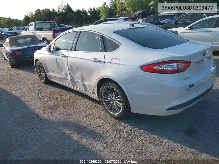 2013 Ford Fusion Hybrid Se VIN: 3FA6P0LU8DR303477 Lot: 40266302