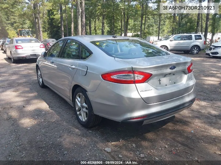 3FA6P0H73DR210921 2013 Ford Fusion Se