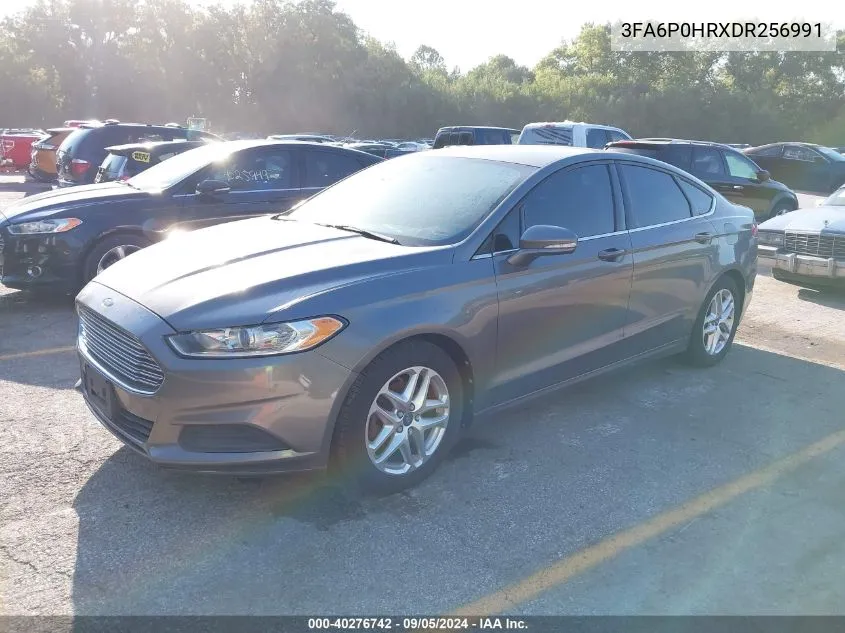 2013 Ford Fusion Se VIN: 3FA6P0HRXDR256991 Lot: 40276742