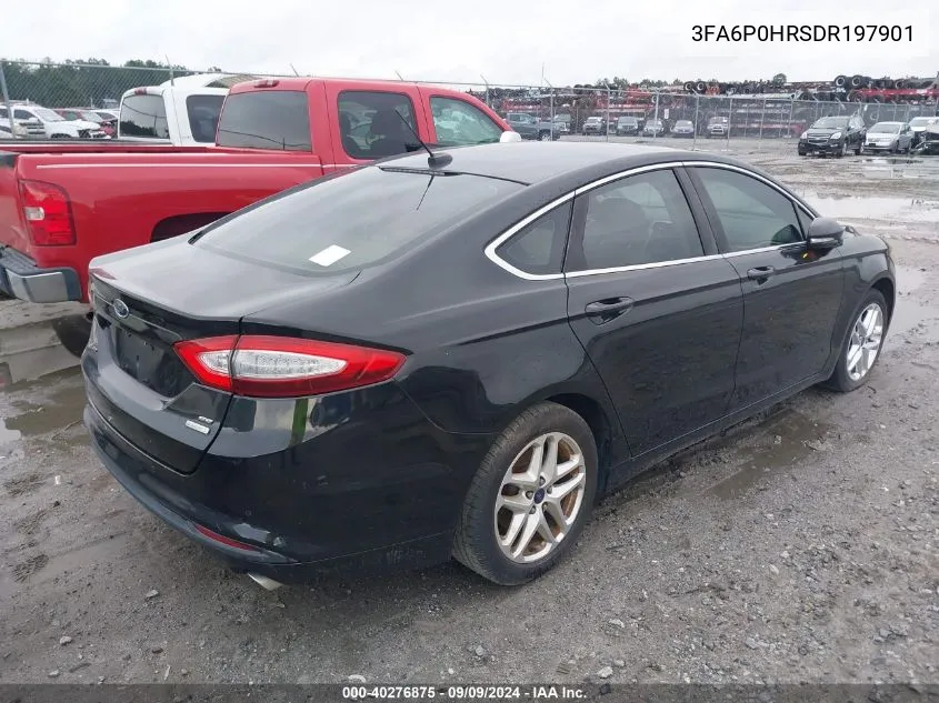 2013 Ford Fusion Se VIN: 3FA6P0HRSDR197901 Lot: 40276875