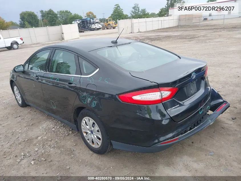 3FA6P0G72DR296207 2013 Ford Fusion S