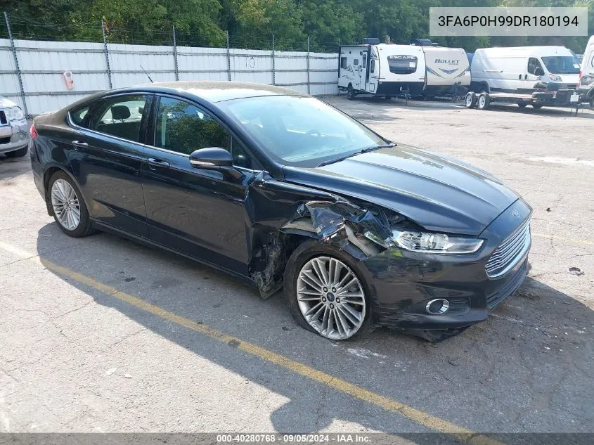 3FA6P0H99DR180194 2013 Ford Fusion Se