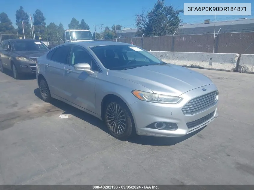 3FA6P0K90DR184871 2013 Ford Fusion Titanium