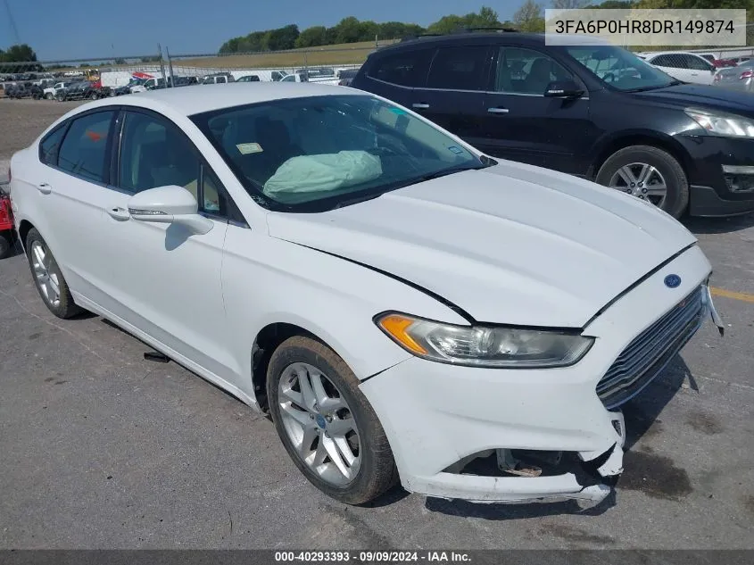 2013 Ford Fusion Se VIN: 3FA6P0HR8DR149874 Lot: 40293393