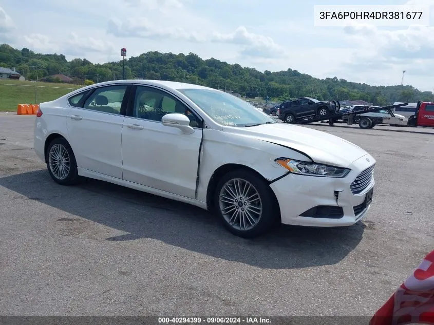 3FA6P0HR4DR381677 2013 Ford Fusion Se