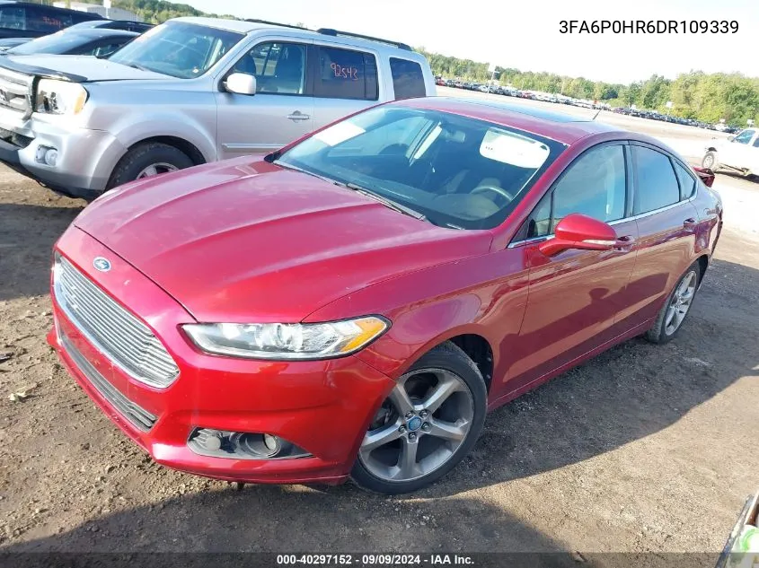 2013 Ford Fusion Se VIN: 3FA6P0HR6DR109339 Lot: 40297152