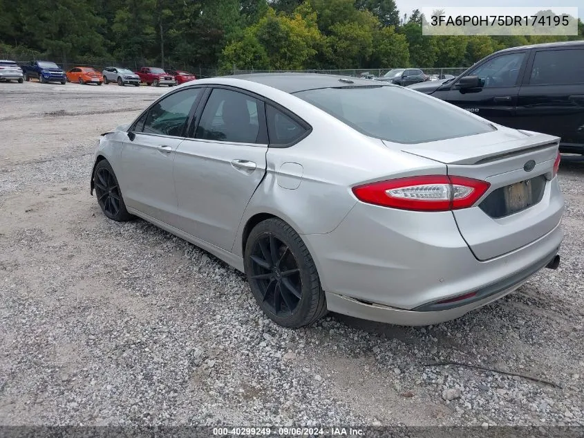 3FA6P0H75DR174195 2013 Ford Fusion Se